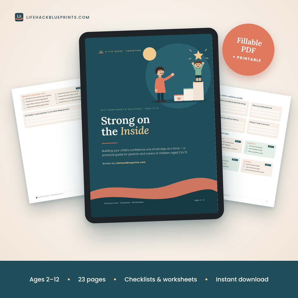 Strong on the Inside - A Practical Confidence Guide for Parents of Children Aged 2–12