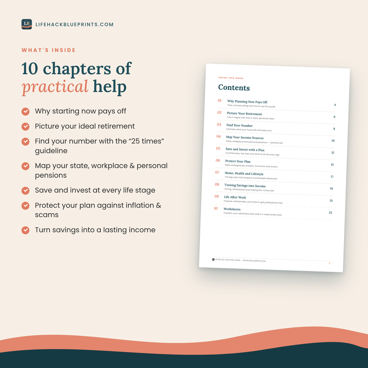 Retire on Your Own Terms - A Practical Retirement Planning Guide for Adults Aged 25–65