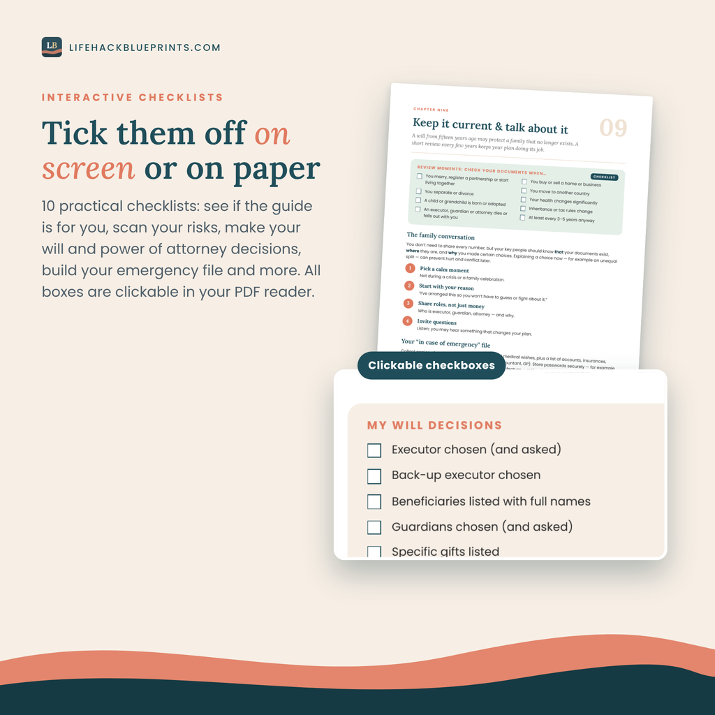 Your Wishes, in Writing - A Practical Guide to Wills and Living Wills for Adults of Every Age