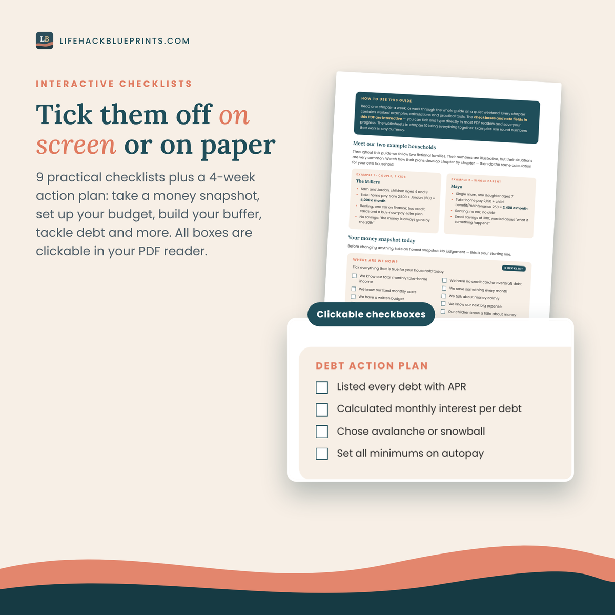 The Family Money Plan - Budget, Buffer &amp; Savings Guide for Families